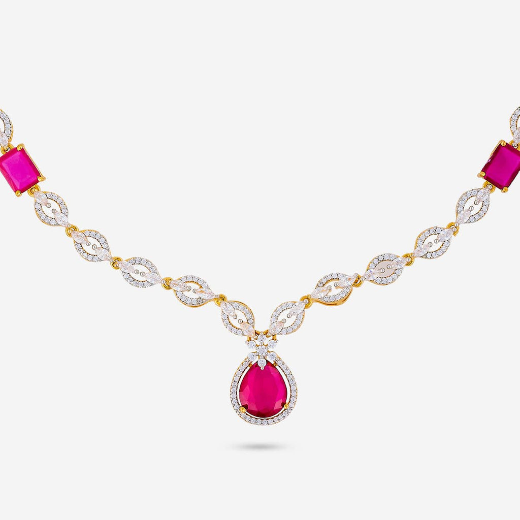 Zircon Necklace Zircon Necklace 190829