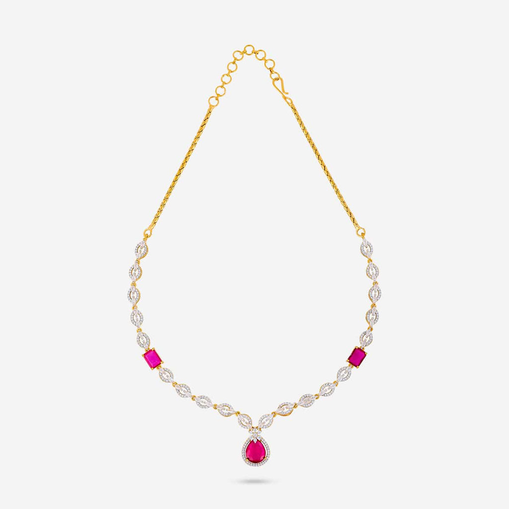 Zircon Necklace Zircon Necklace 190829