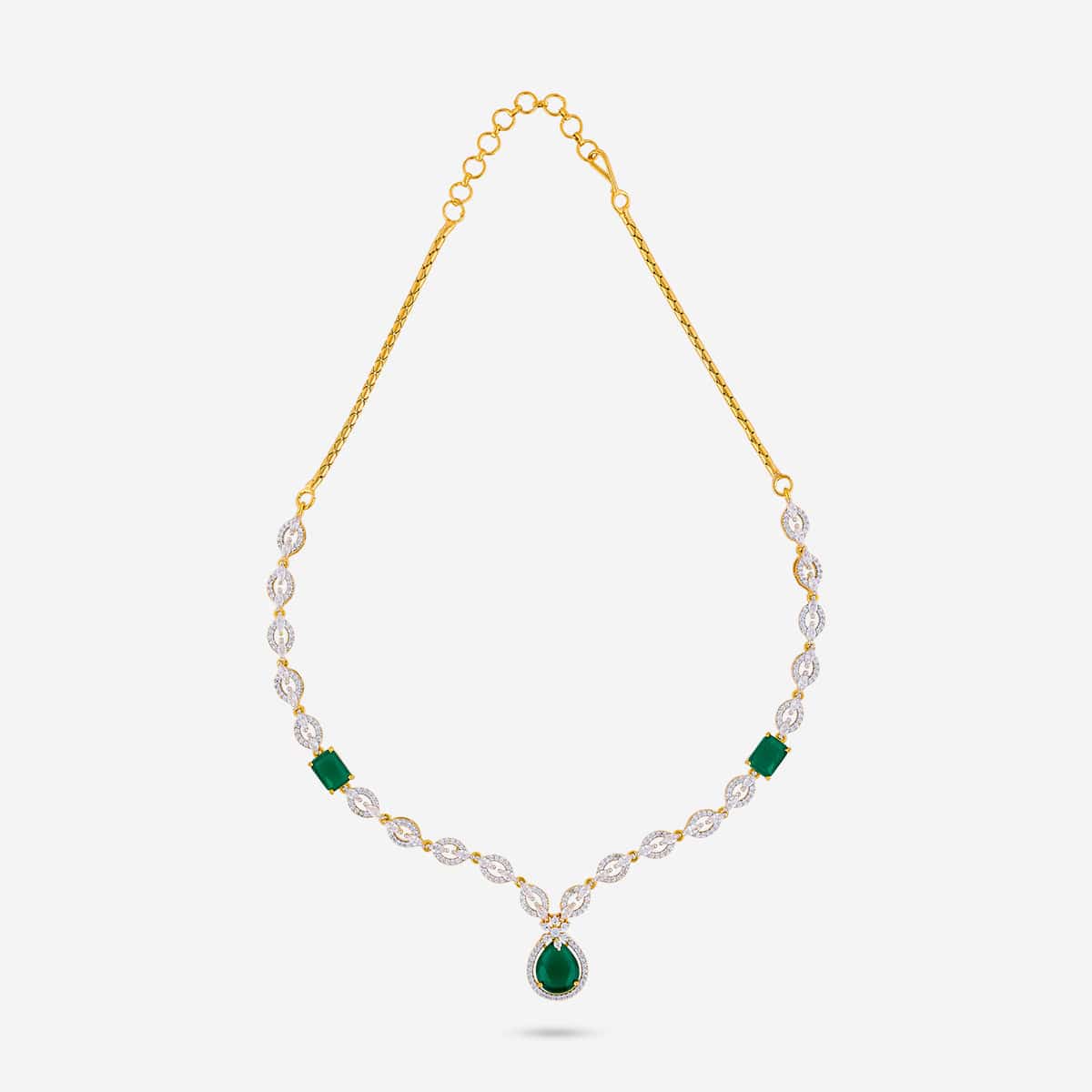 Zircon Necklace Zircon Necklace 190829