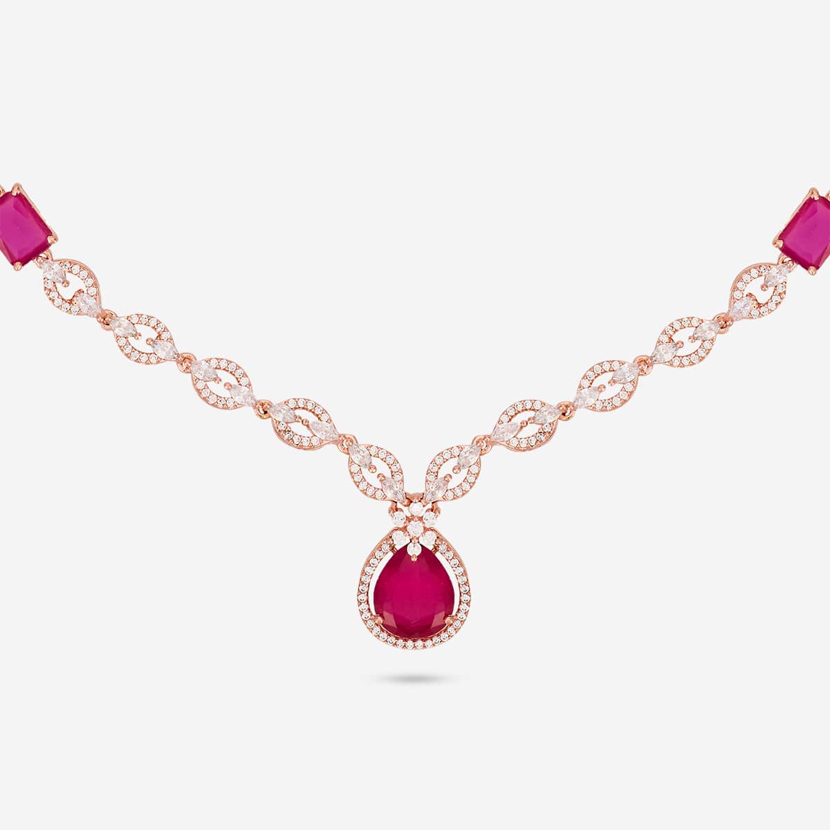 Zircon Necklace Zircon Necklace 190829