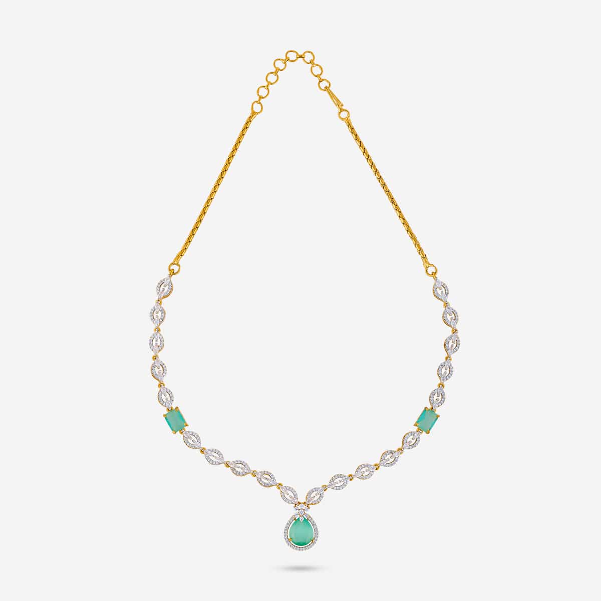 Zircon Necklace Zircon Necklace 190829