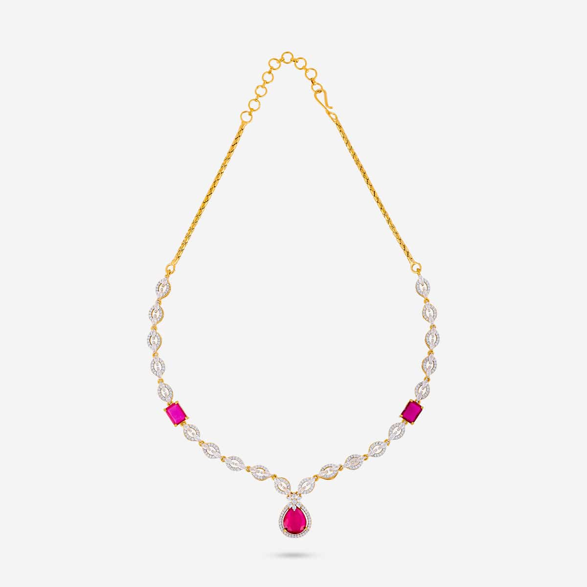 Zircon Necklace Zircon Necklace 190829