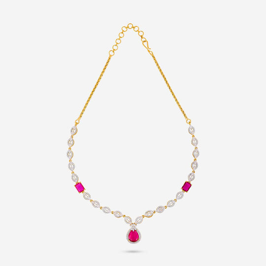Zircon Necklace Zircon Necklace 190829