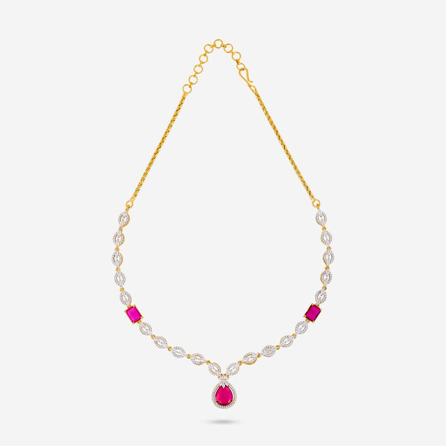 Zircon Necklace Zircon Necklace 190829