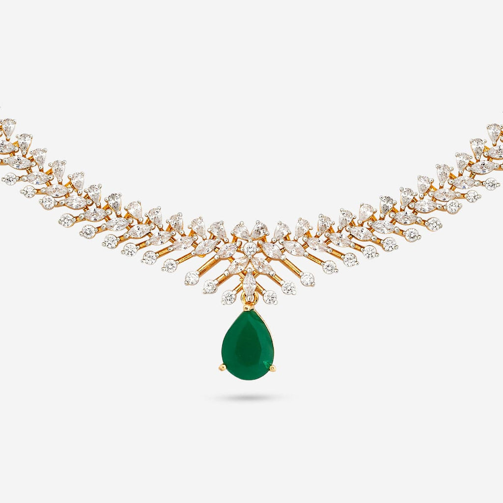 Zircon Necklace Zircon Necklace 190830