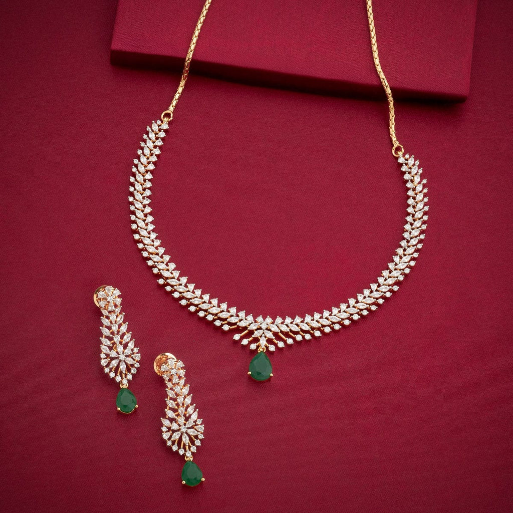 Zircon Necklace Zircon Necklace 190830