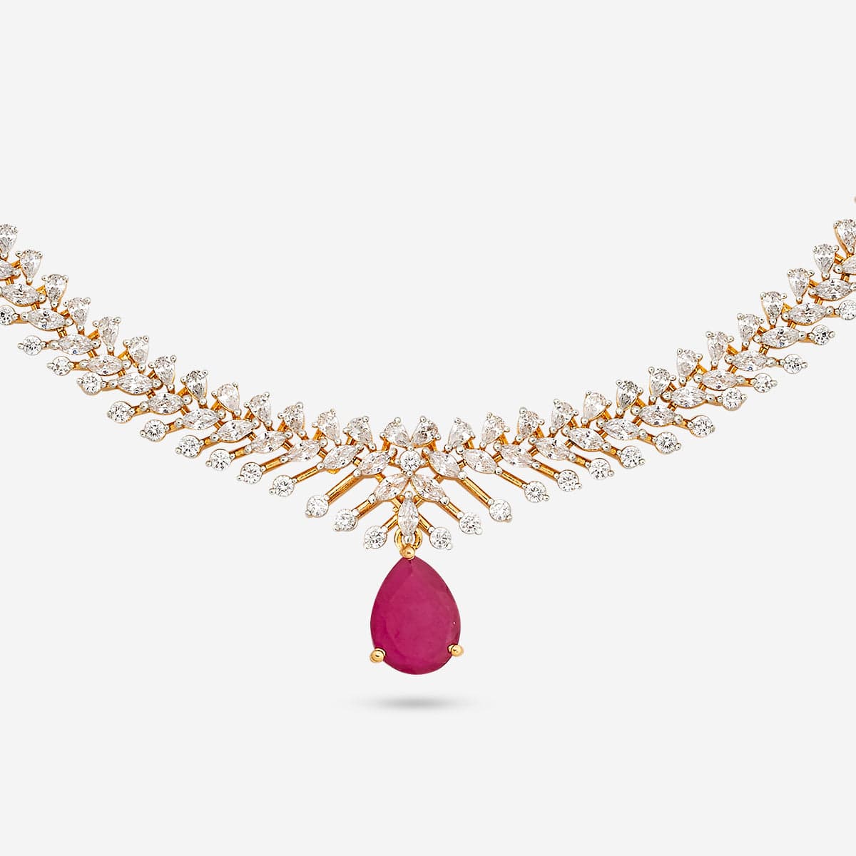 Zircon Necklace Zircon Necklace 190830