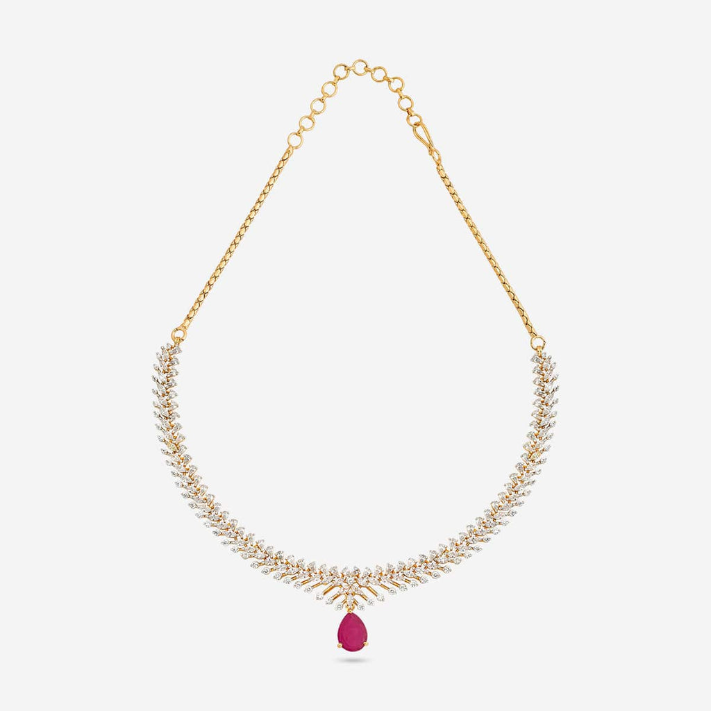 Zircon Necklace Zircon Necklace 190830