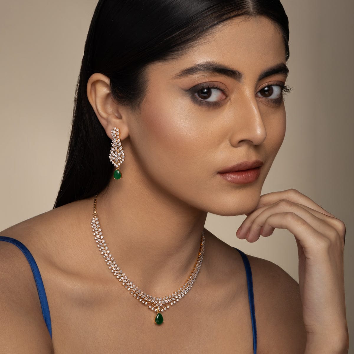 Zircon Necklace Zircon Necklace 190830