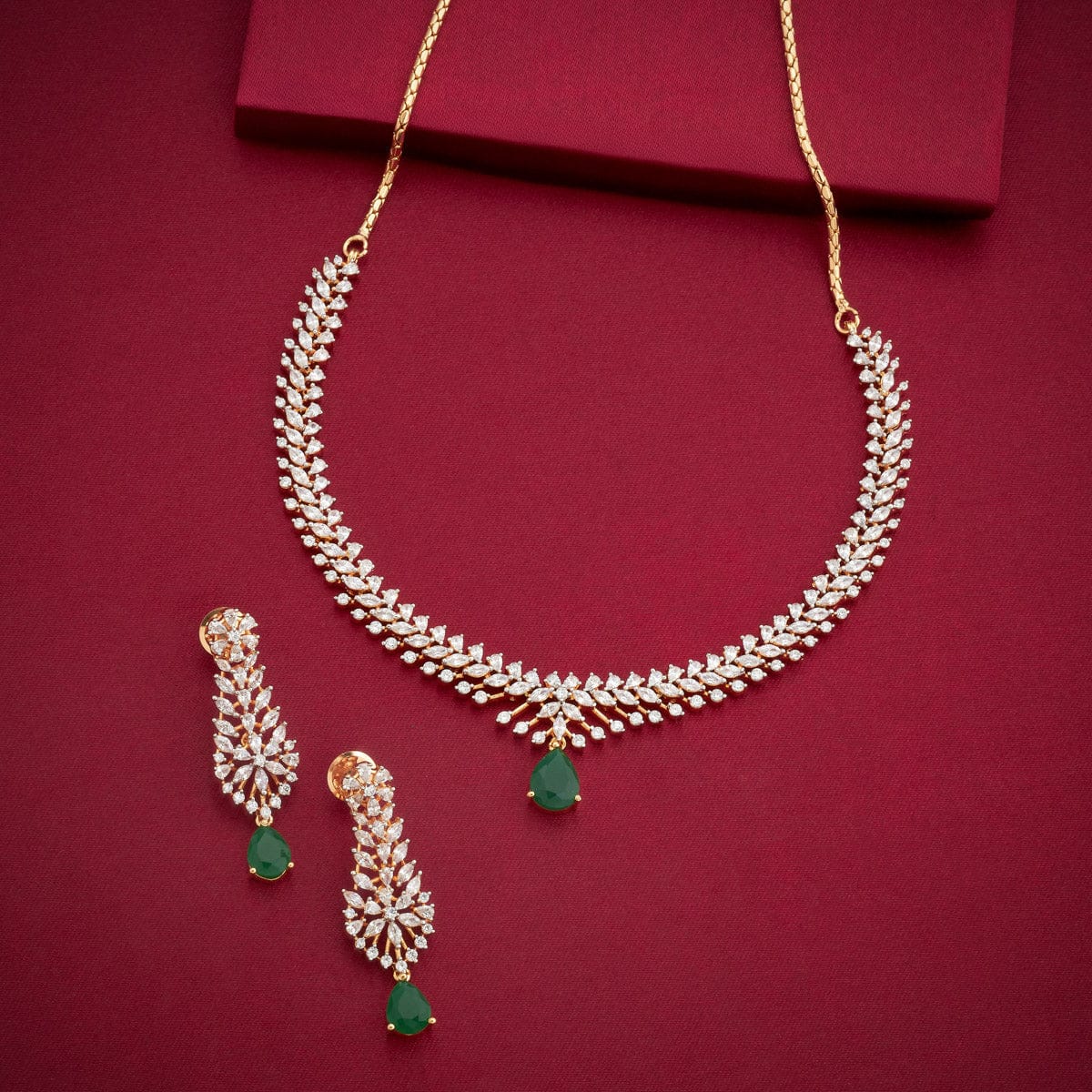 Zircon Necklace Zircon Necklace 190830