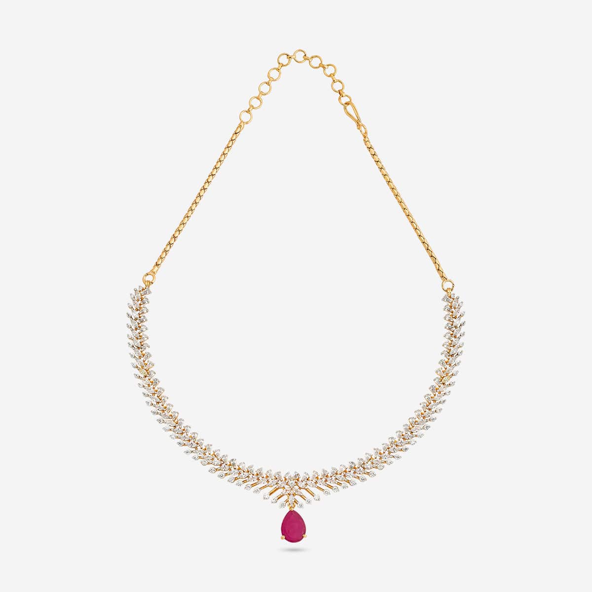 Zircon Necklace Zircon Necklace 190830