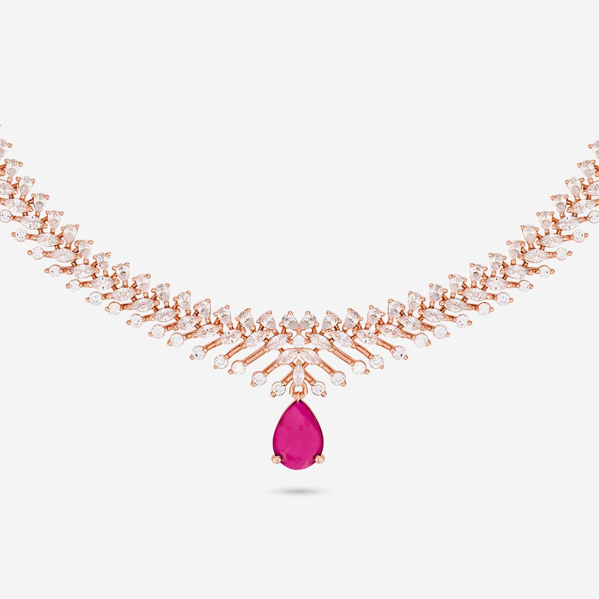 Zircon Necklace Zircon Necklace 190830