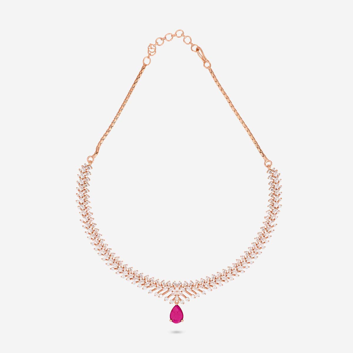 Zircon Necklace Zircon Necklace 190830