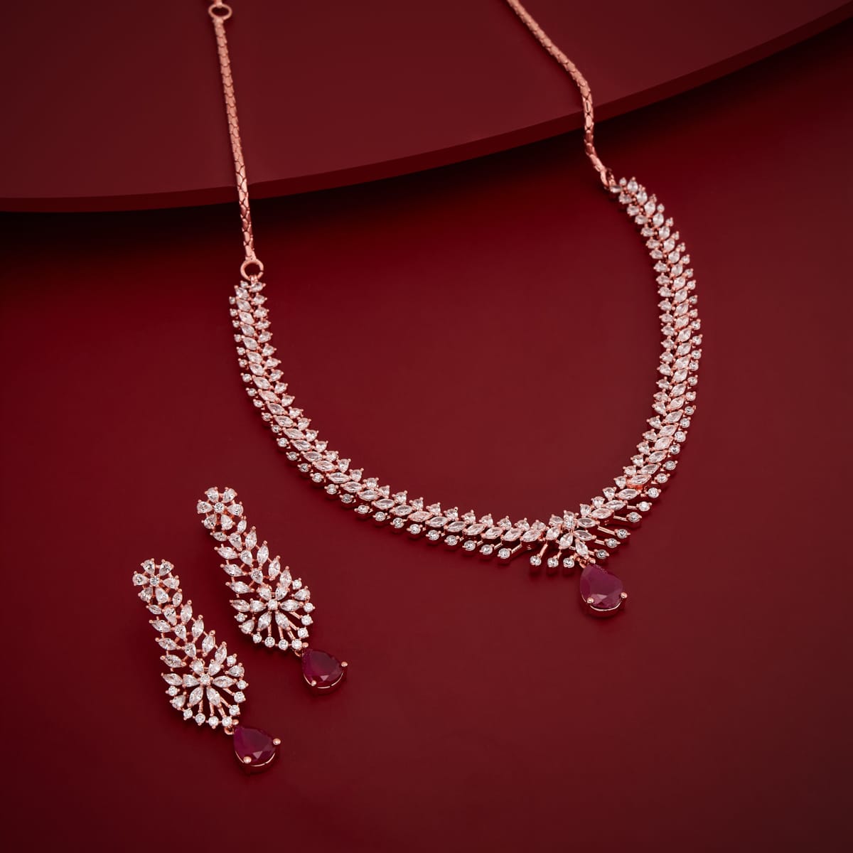 Zircon Necklace Zircon Necklace 190830
