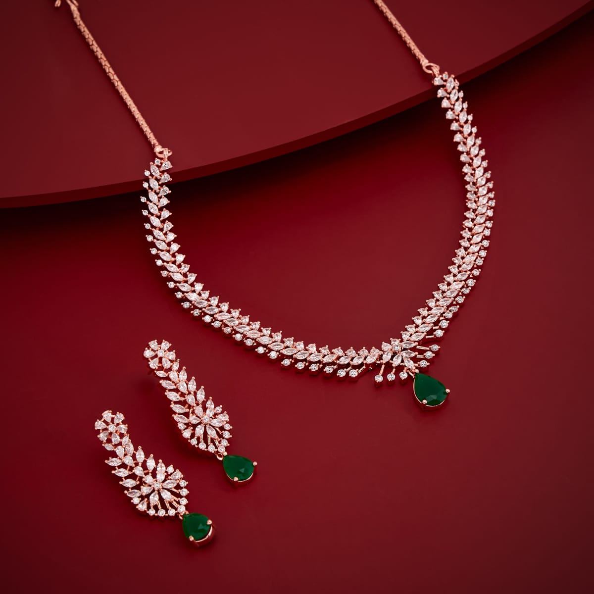 Zircon Necklace Zircon Necklace 190830