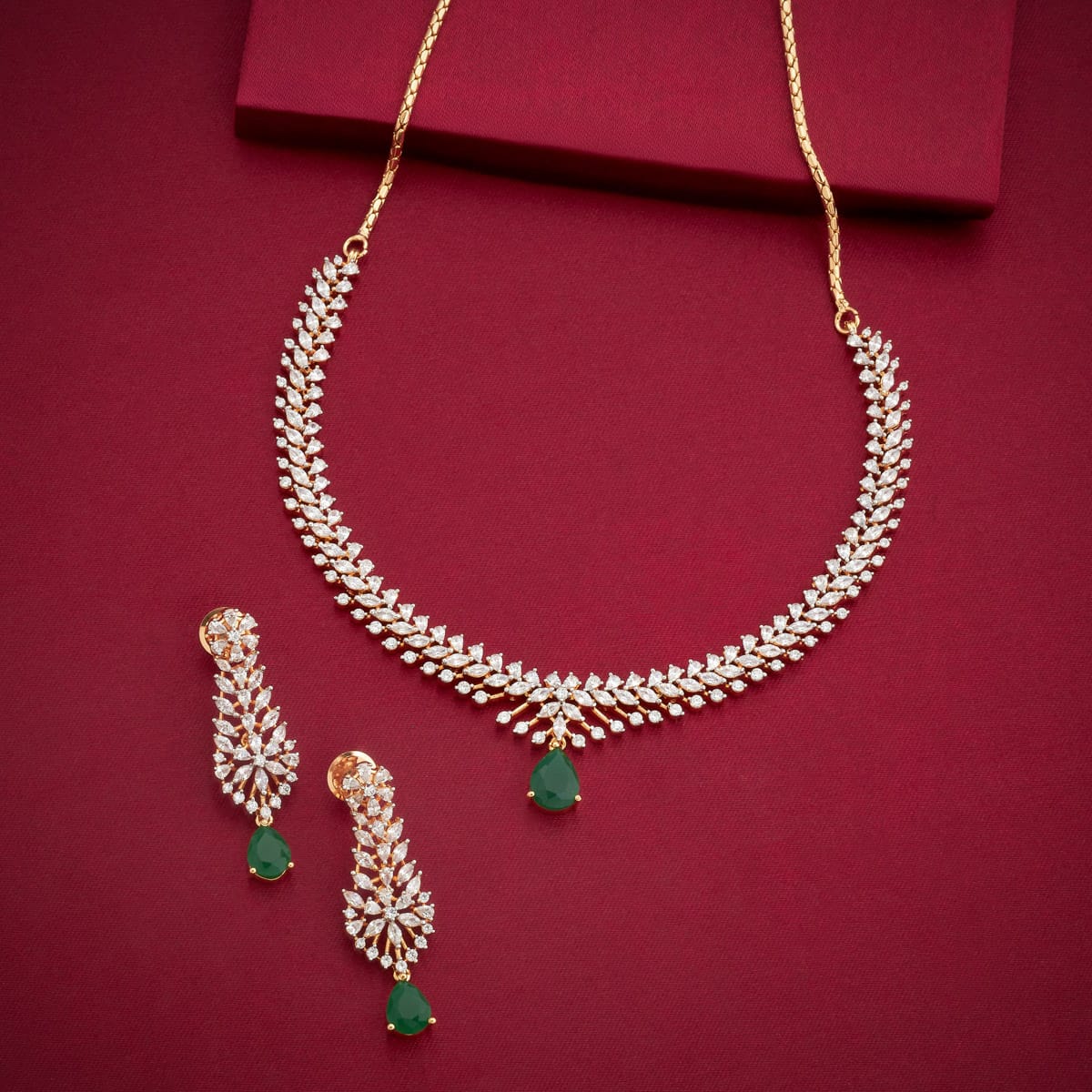 Zircon Necklace Zircon Necklace 190830