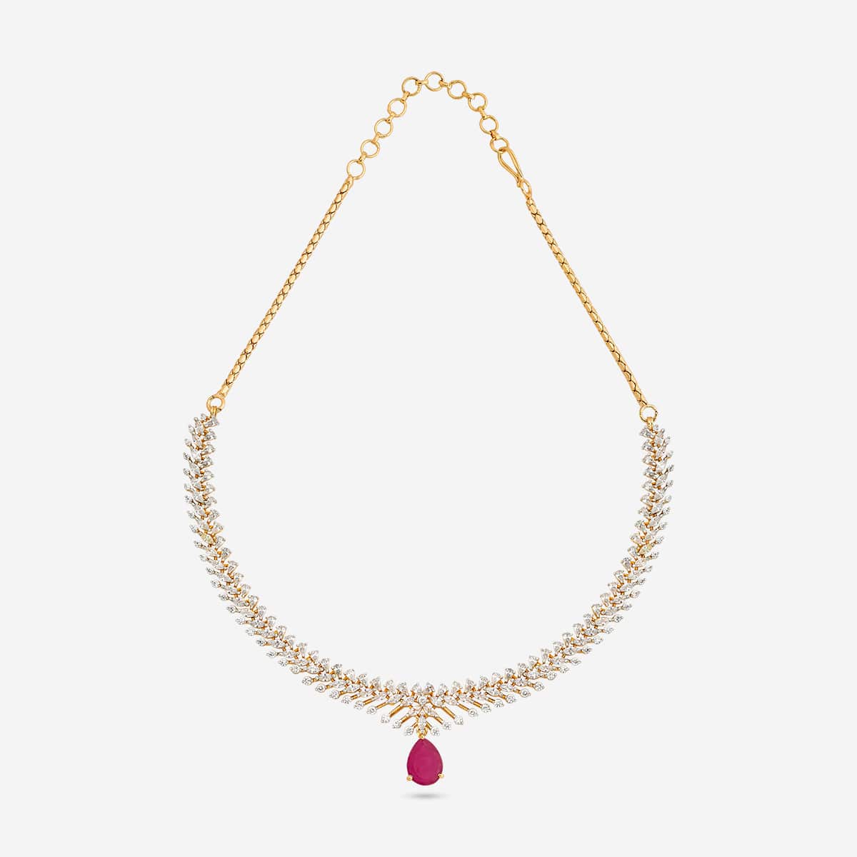 Zircon Necklace Zircon Necklace 190830