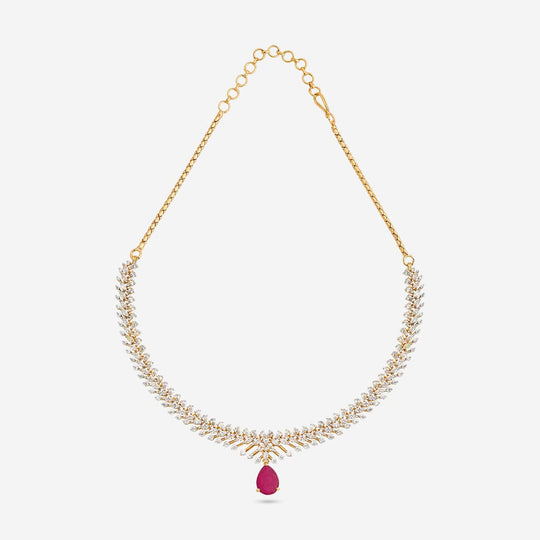 Zircon Necklace Zircon Necklace 190830