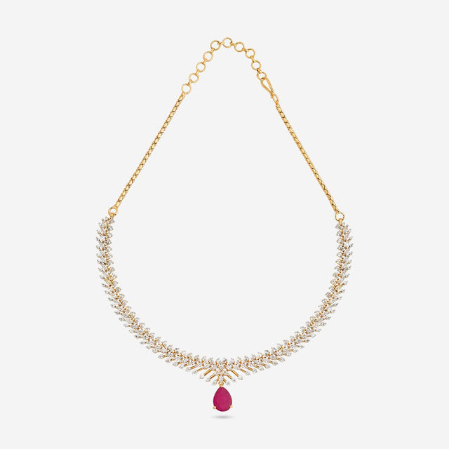 Zircon Necklace Zircon Necklace 190830