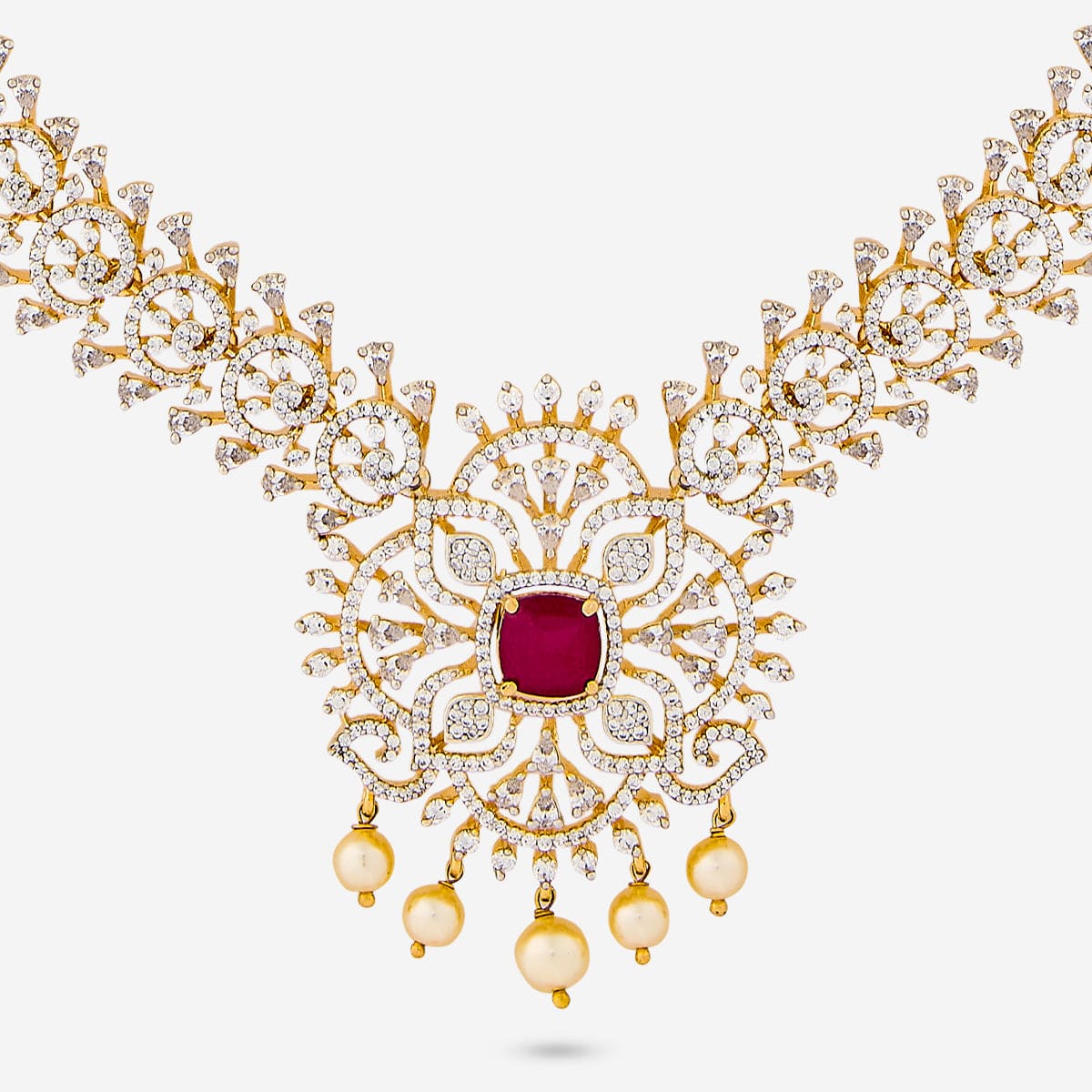 Zircon Necklace Zircon Necklace 190832