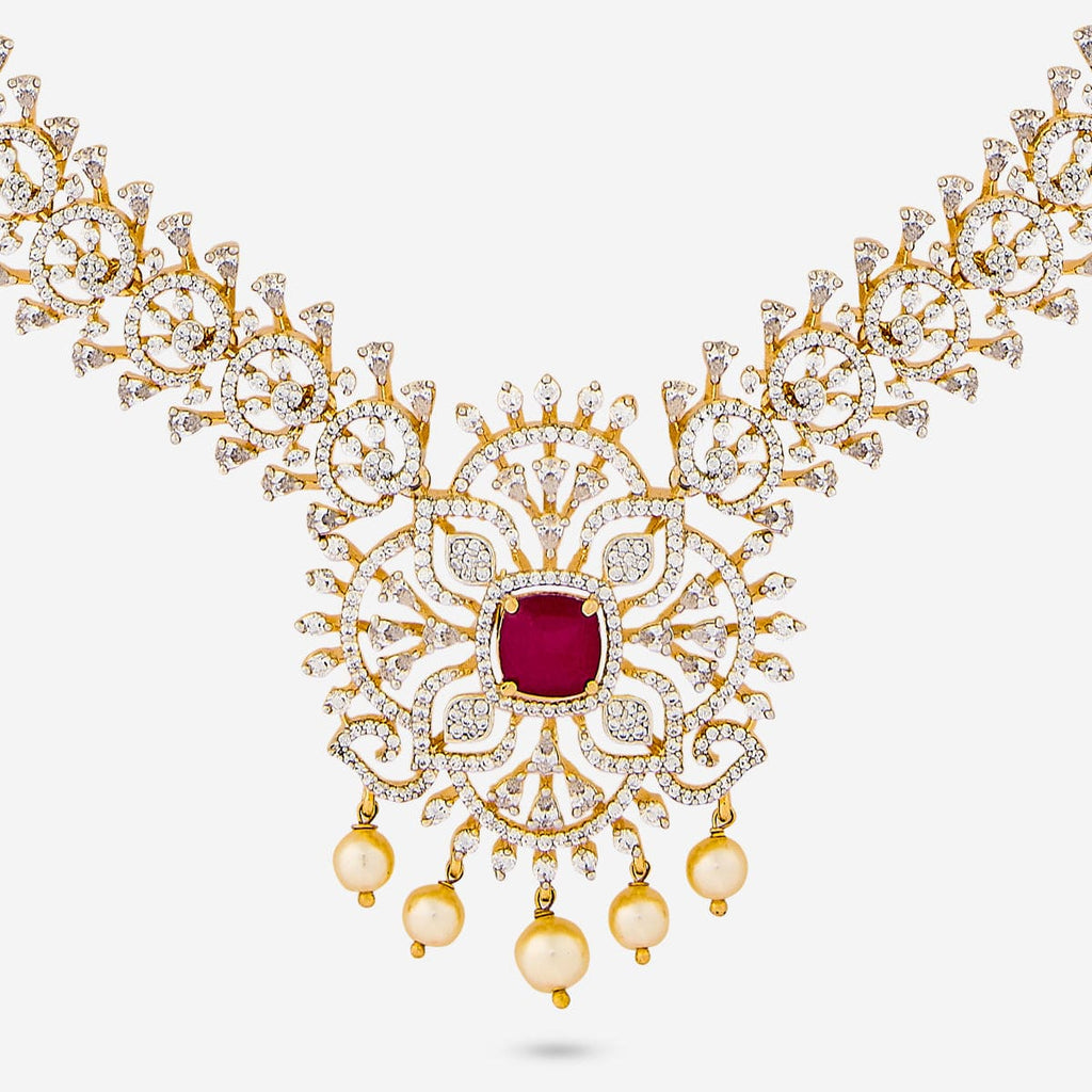 Zircon Necklace Zircon Necklace 190832