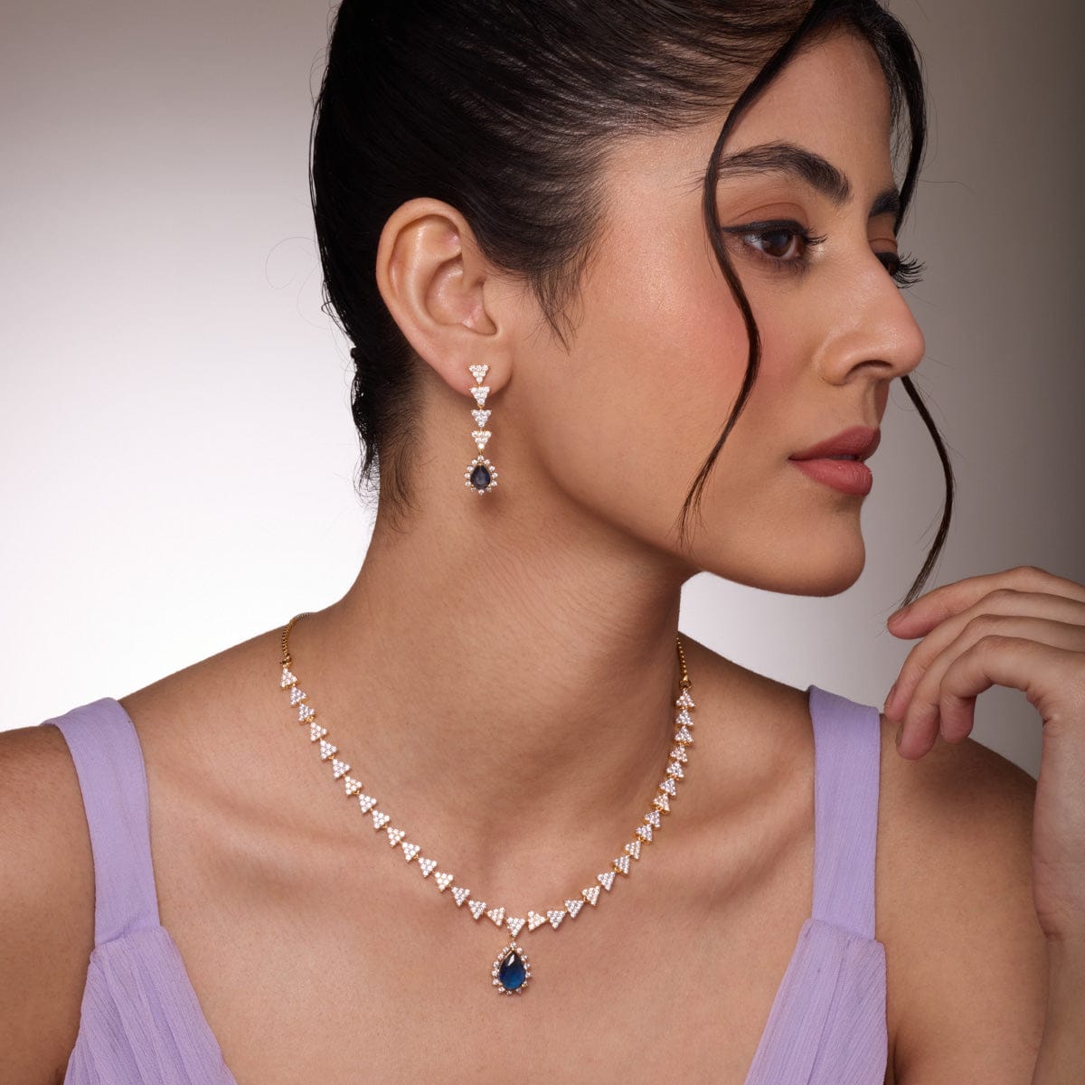 Zircon Necklace Zircon Necklace 190837