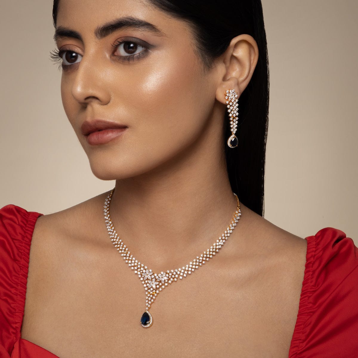 Zircon Necklace Zircon Necklace 190838