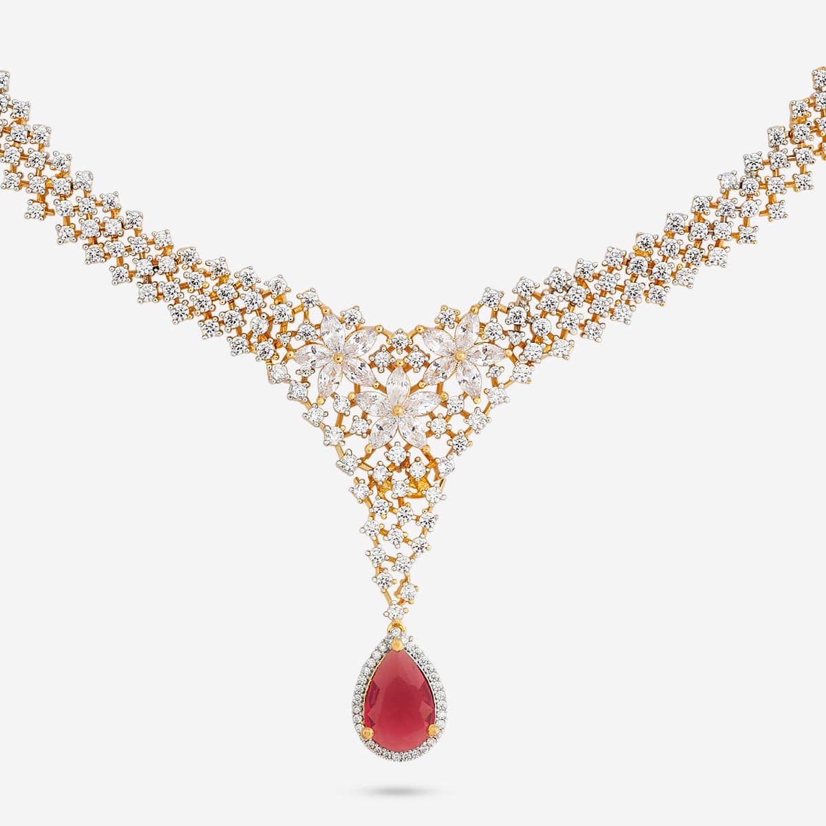 Zircon Necklace Zircon Necklace 190838