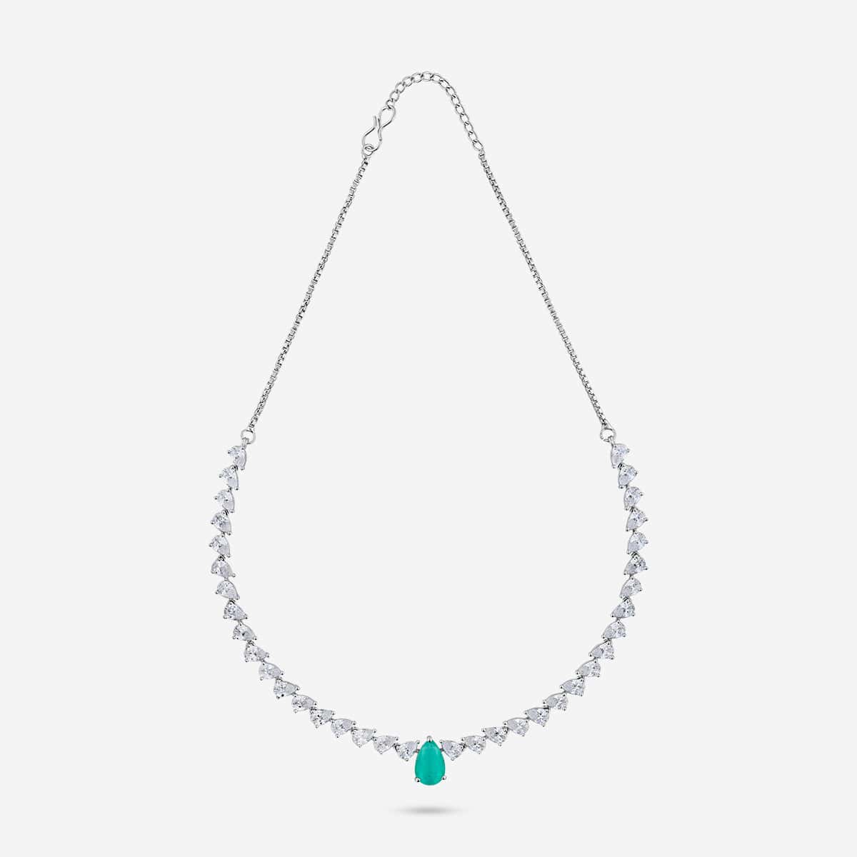 Zircon Necklace Zircon Necklace 190839