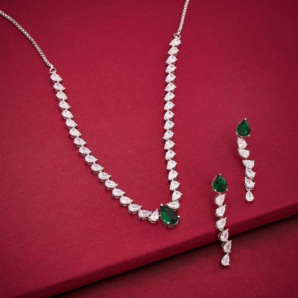 Zircon Necklace Zircon Necklace 190839