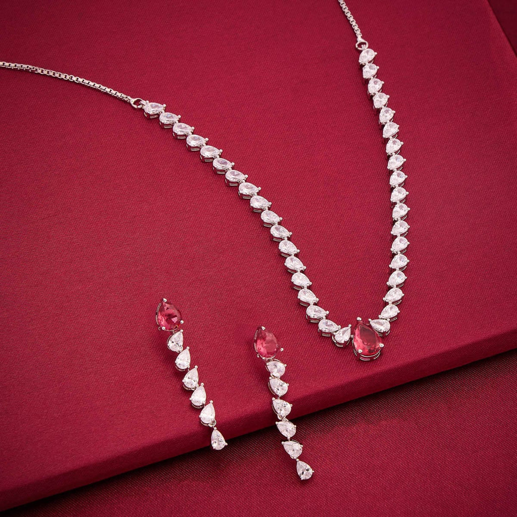 Zircon Necklace Zircon Necklace 190839