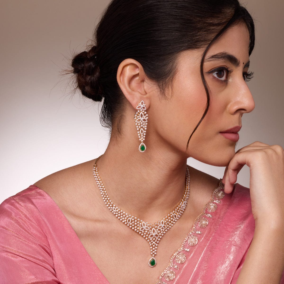 Zircon Necklace Zircon Necklace 190899