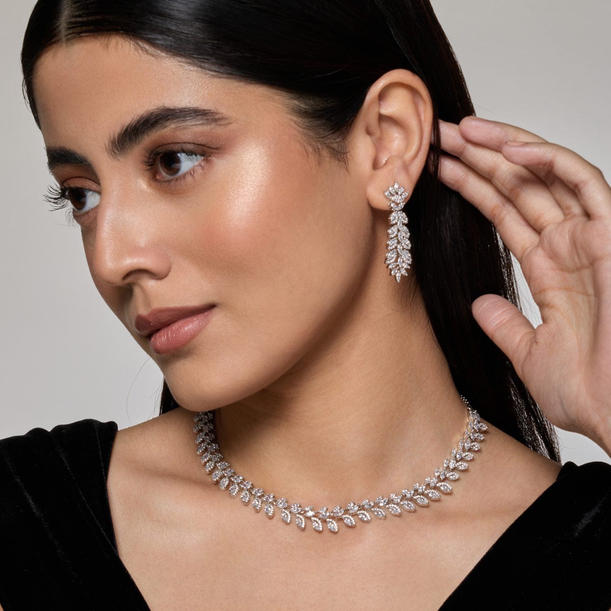 Zircon Necklace Zircon Necklace 190904