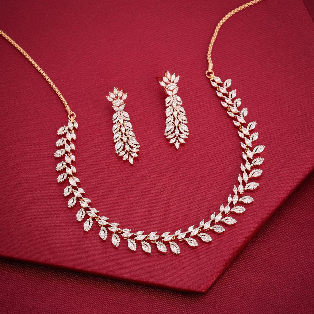 Zircon Necklace Zircon Necklace 190904