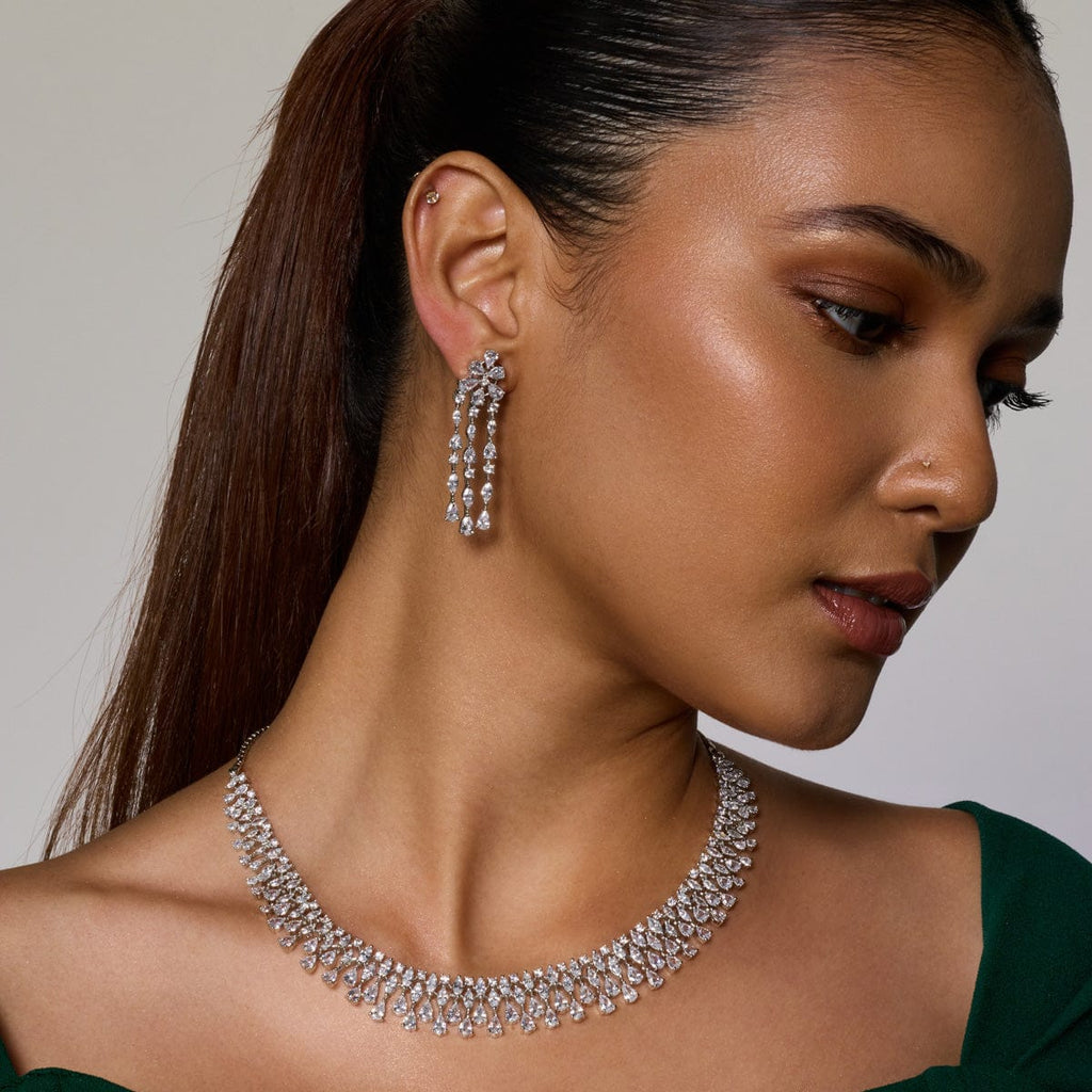 Zircon Necklace Zircon Necklace 190906