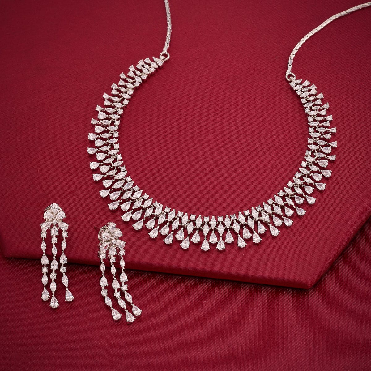 Zircon Necklace Zircon Necklace 190906