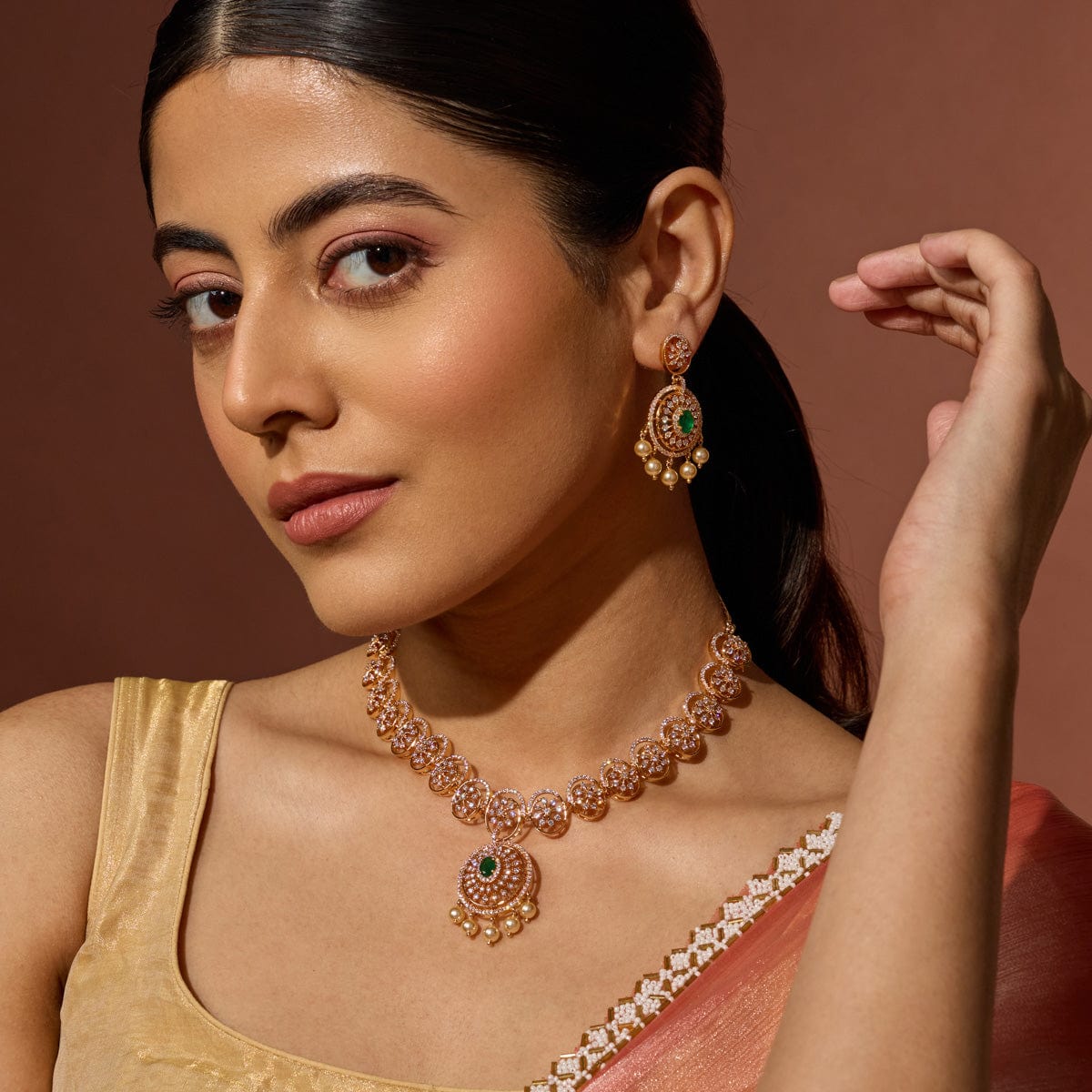 Zircon Necklace Zircon Necklace 190915