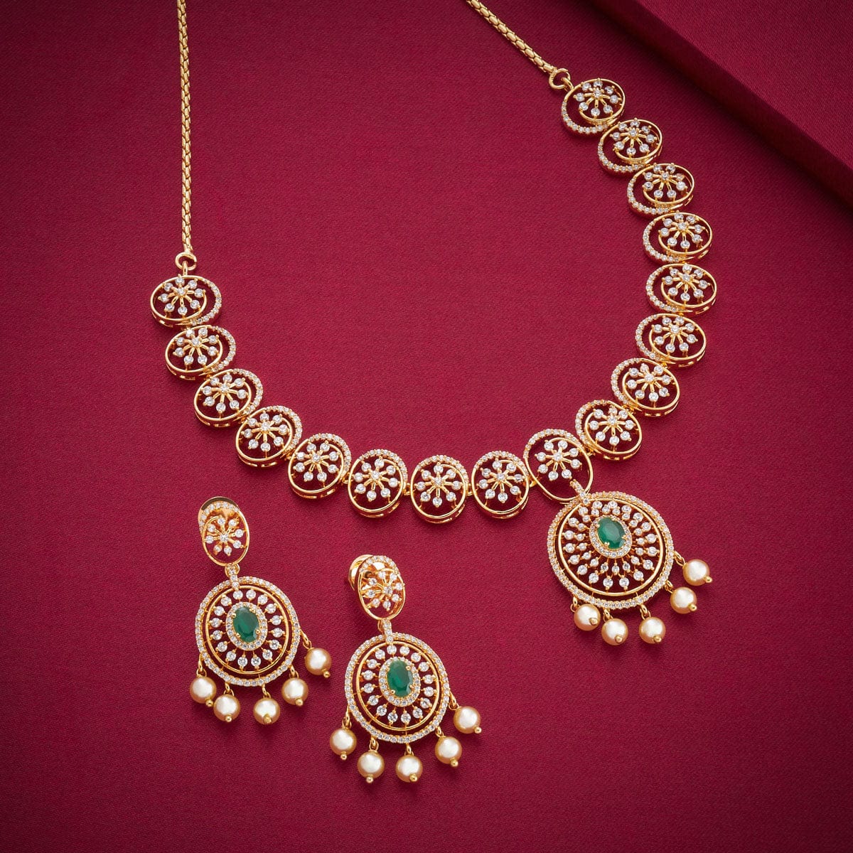 Zircon Necklace Zircon Necklace 190915