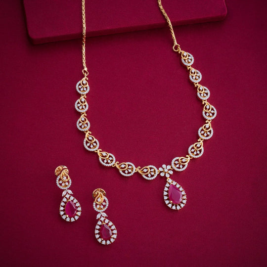 Zircon Necklace Zircon Necklace 190916