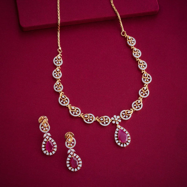Zircon Necklace Zircon Necklace 190916