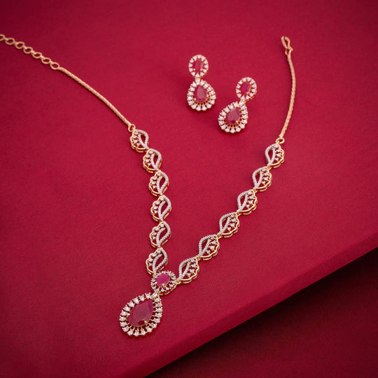 Zircon Necklace Zircon Necklace 190917
