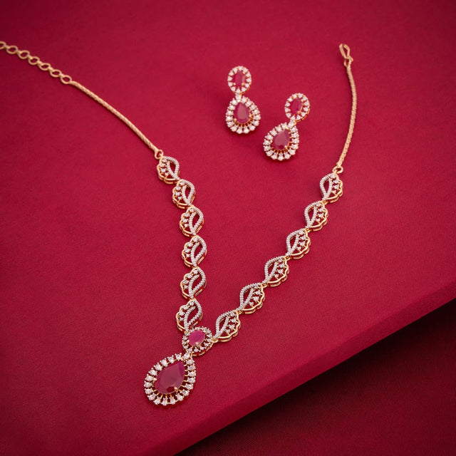 Zircon Necklace Zircon Necklace 190917
