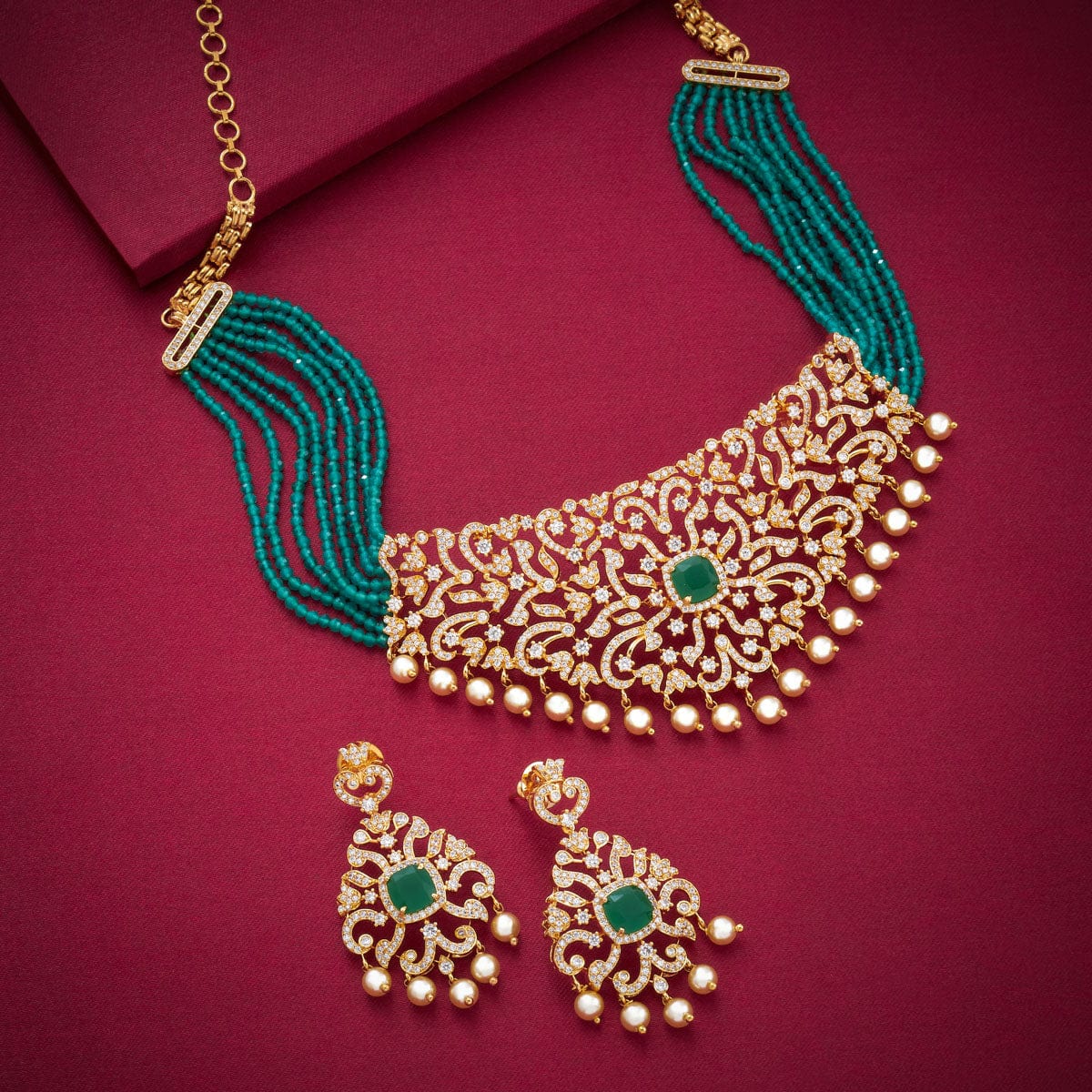 Zircon Necklace Zircon Necklace 190920