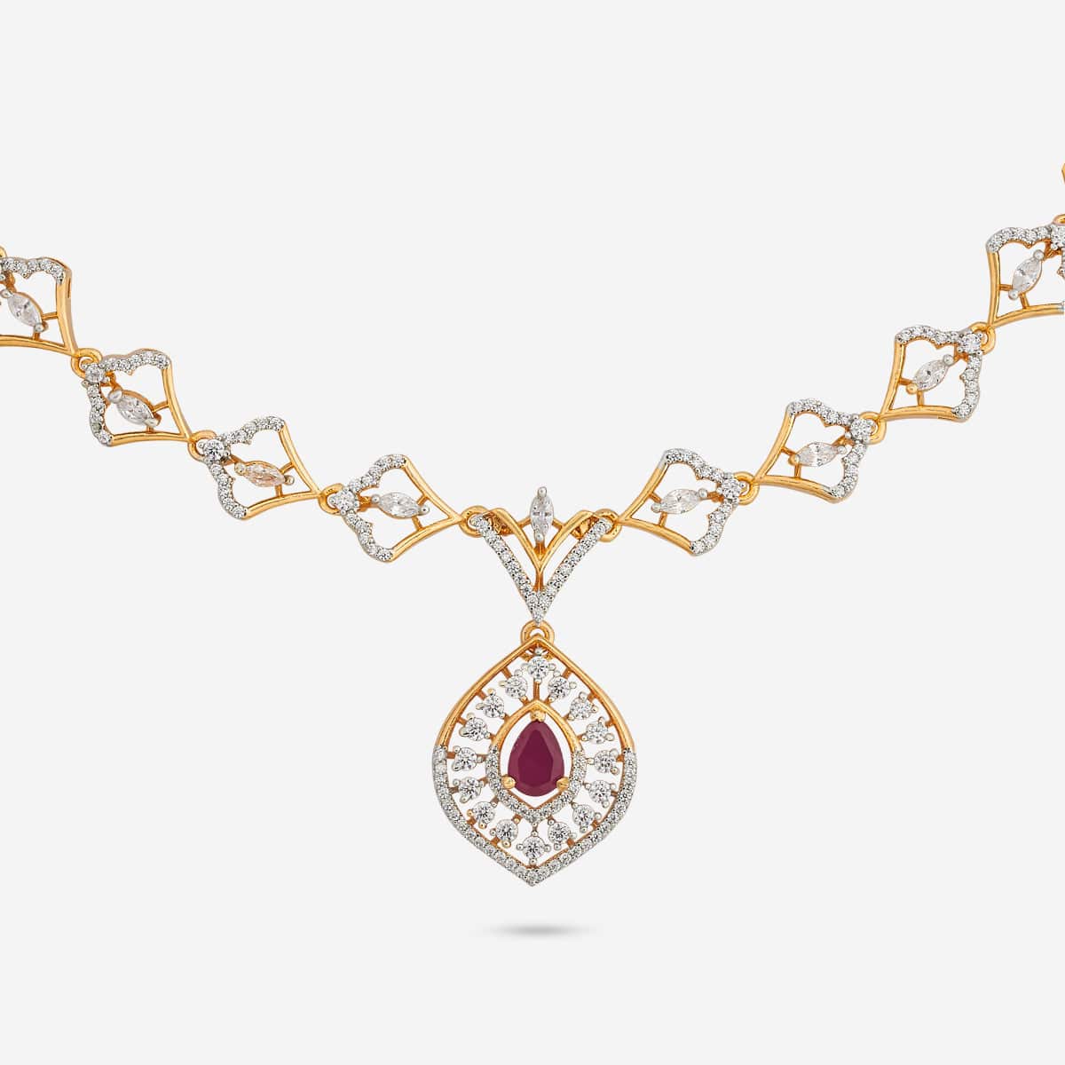 Zircon Necklace Zircon Necklace 190921
