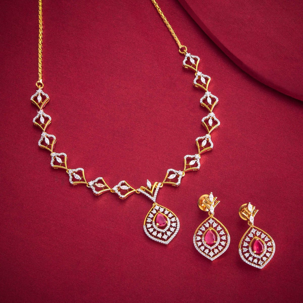 Zircon Necklace Zircon Necklace 190921