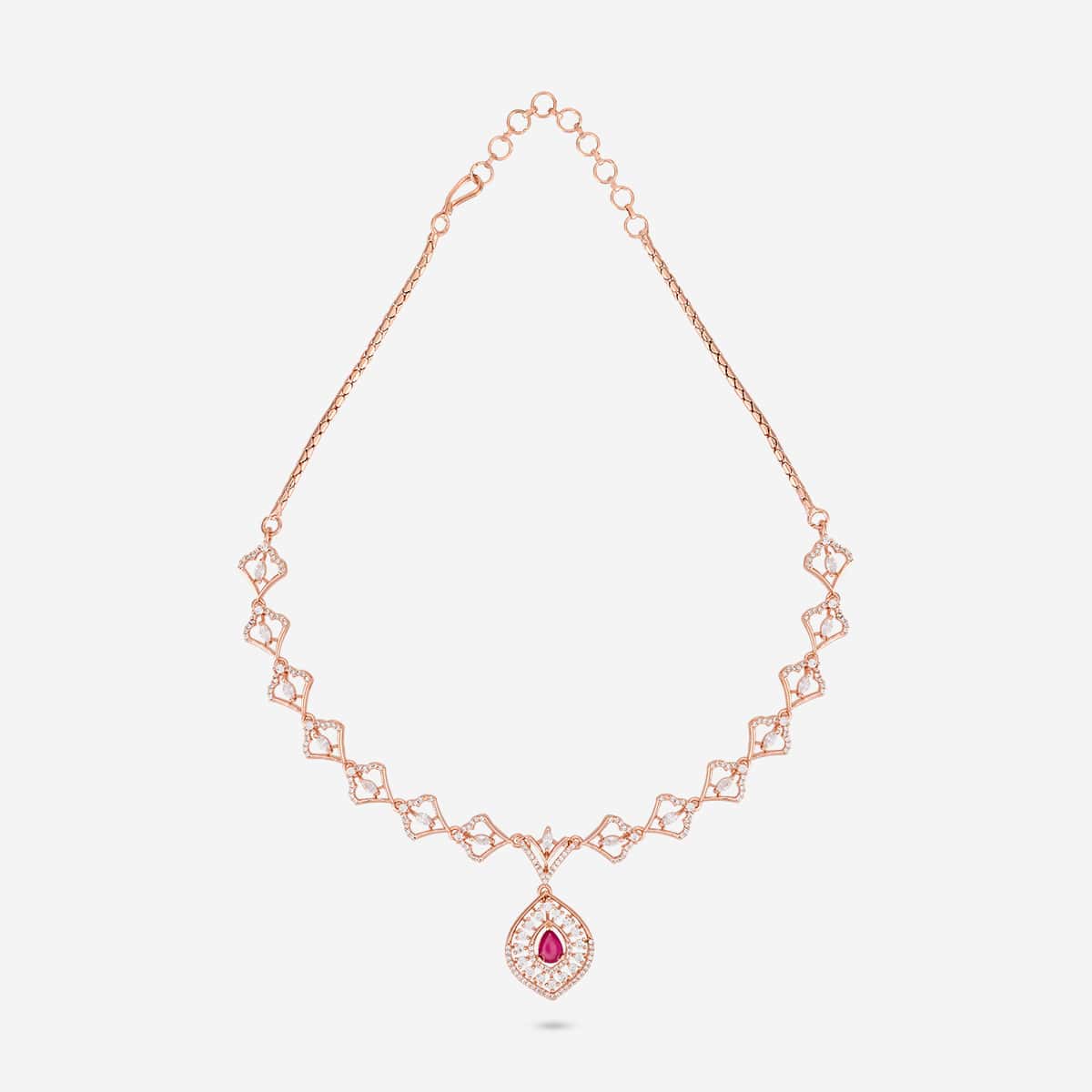 Zircon Necklace Zircon Necklace 190921