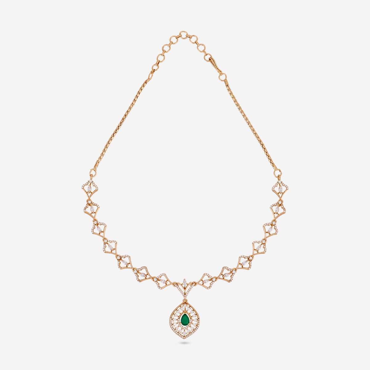 Zircon Necklace Zircon Necklace 190921
