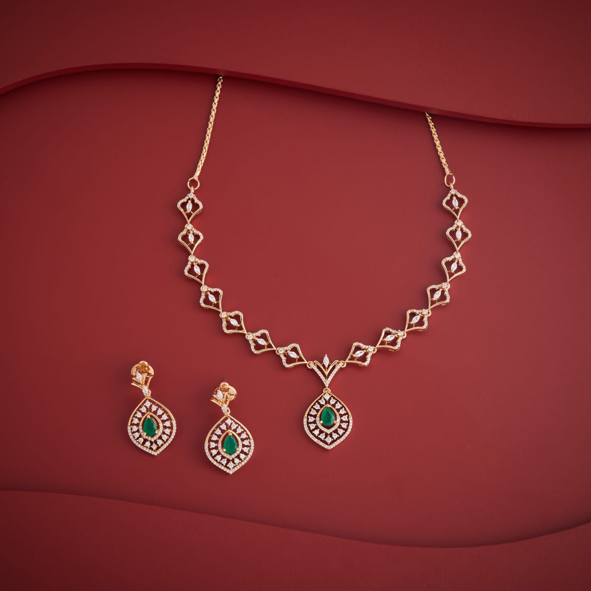 Zircon Necklace Zircon Necklace 190921