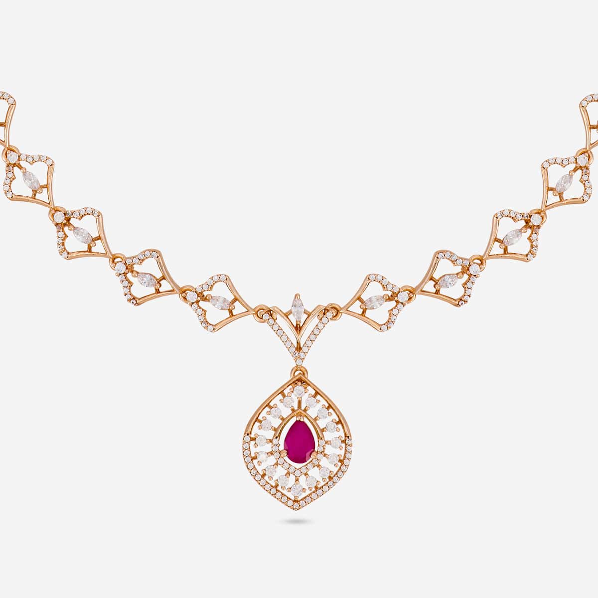 Zircon Necklace Zircon Necklace 190921