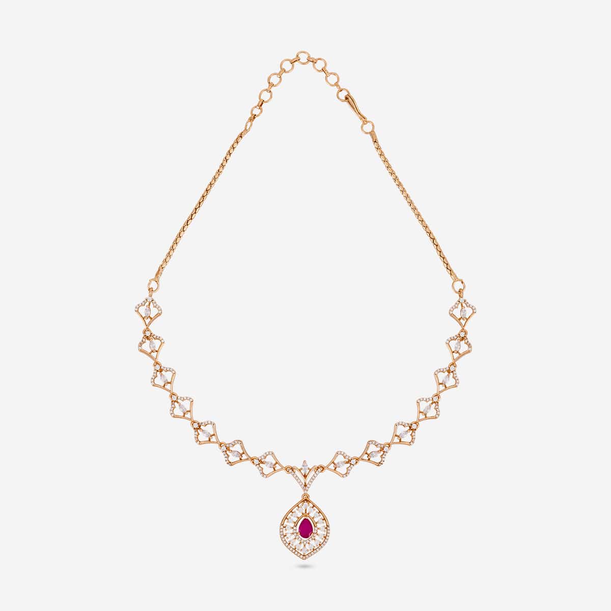 Zircon Necklace Zircon Necklace 190921